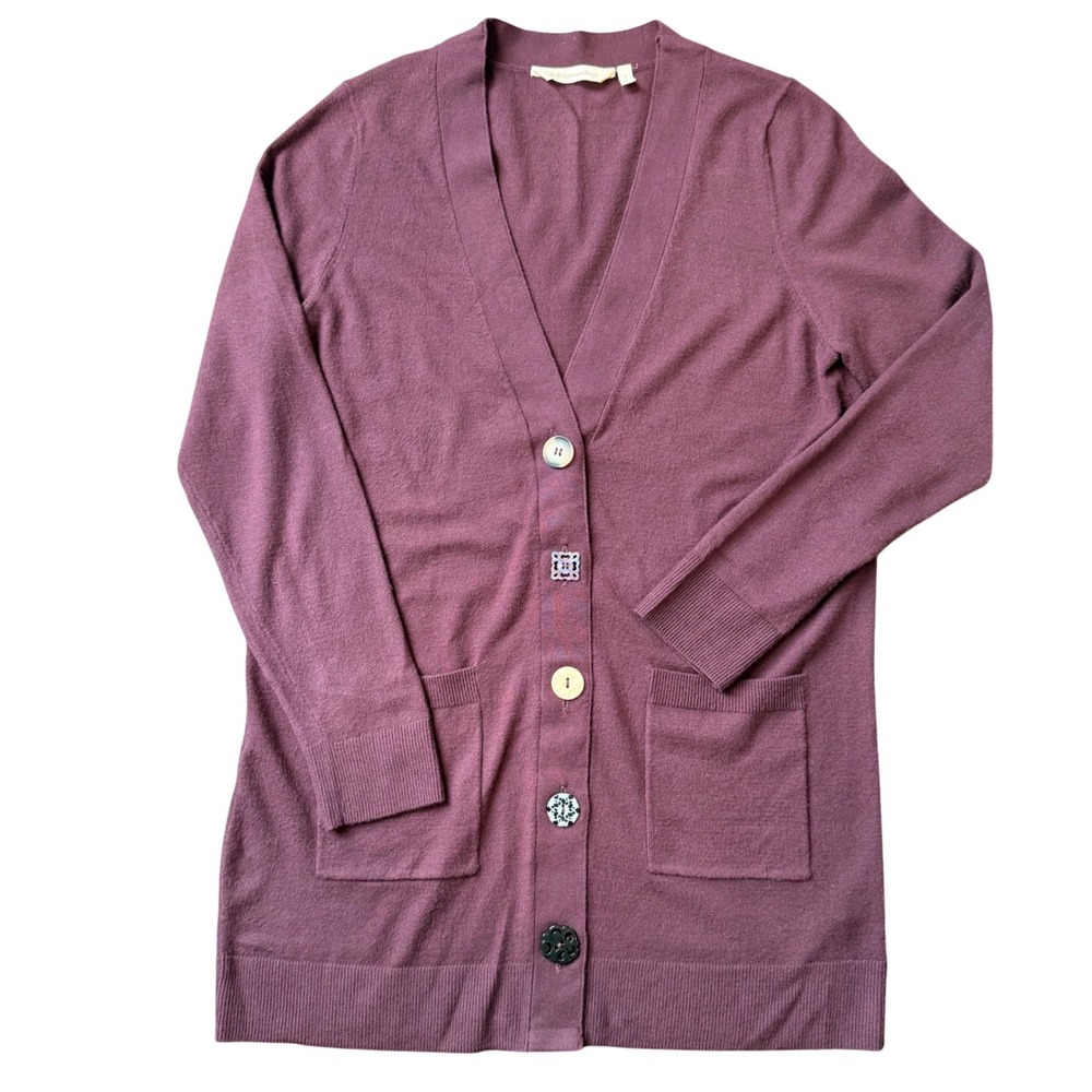 Soft Surroundings‎ Boutique Button Fine Gauge Cardigan (S) Lightweight Soft Luxe